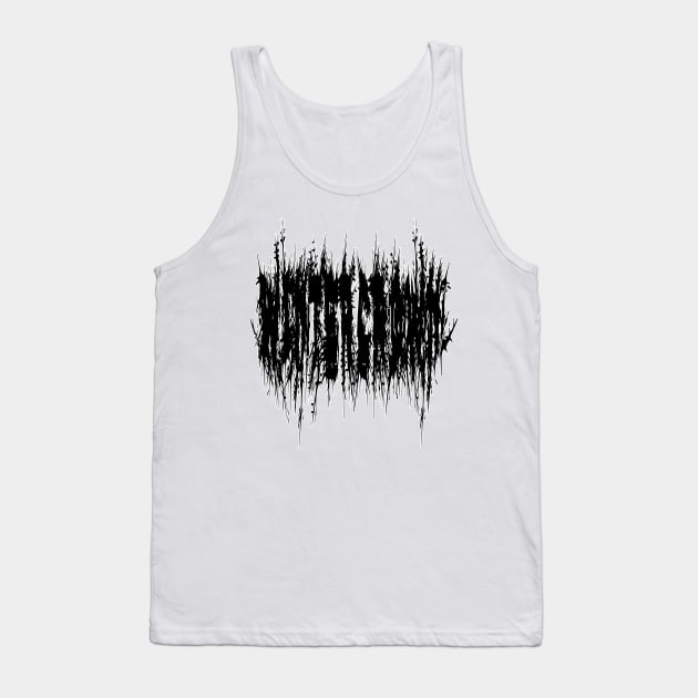 Wintercrown (Black, White Border). Tank Top by Wintercrown